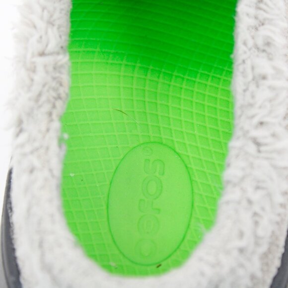 Oofos Men’s ‘OOcoozie’ Recovery Gray Vegan Sherpa SlipOn: Size US 10 - Picture 9 of 10